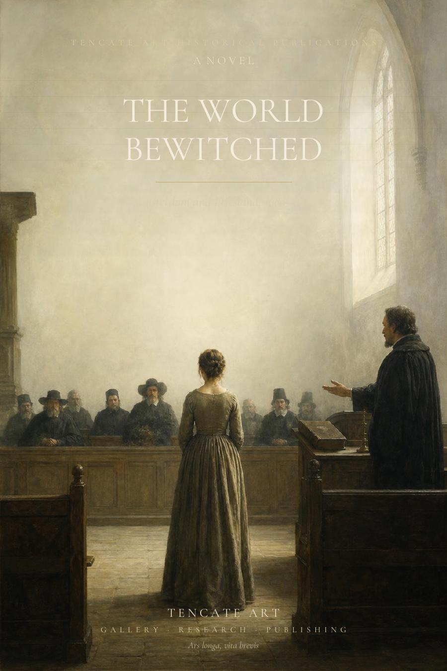 Cover of The World Bewitched, a novel of reason and witchcraft set in Amsterdam 1689-1692, published by TenCate Art