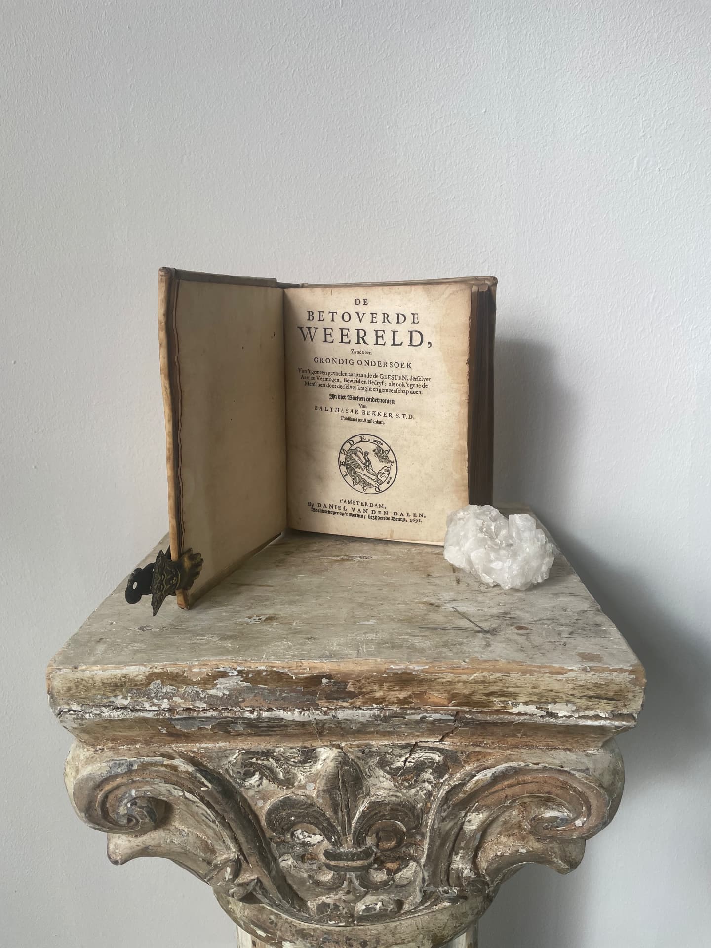 Balthasar Bekker — De Betoverde Weereld (first edition, 1691–1693, signed by the author)