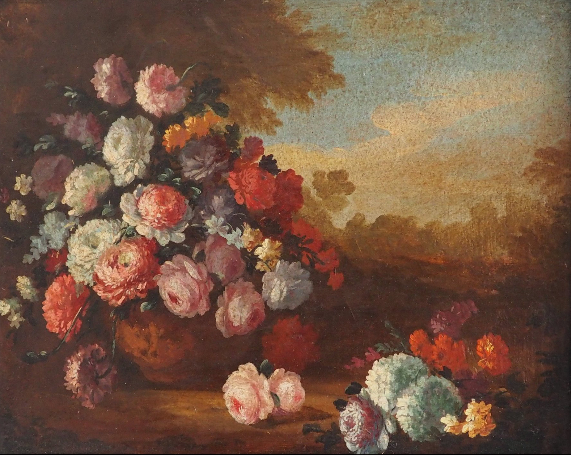 Italian School, Circle of Andrea Belvedere — Floral still life