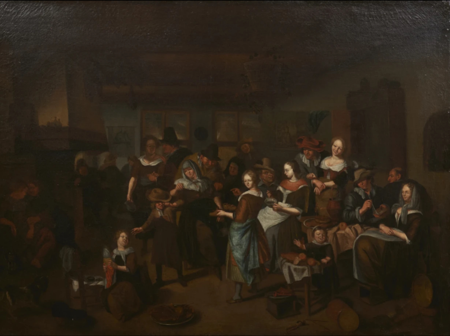 Circle of Richard Brakenburgh — The Feast of Saint Nicholas