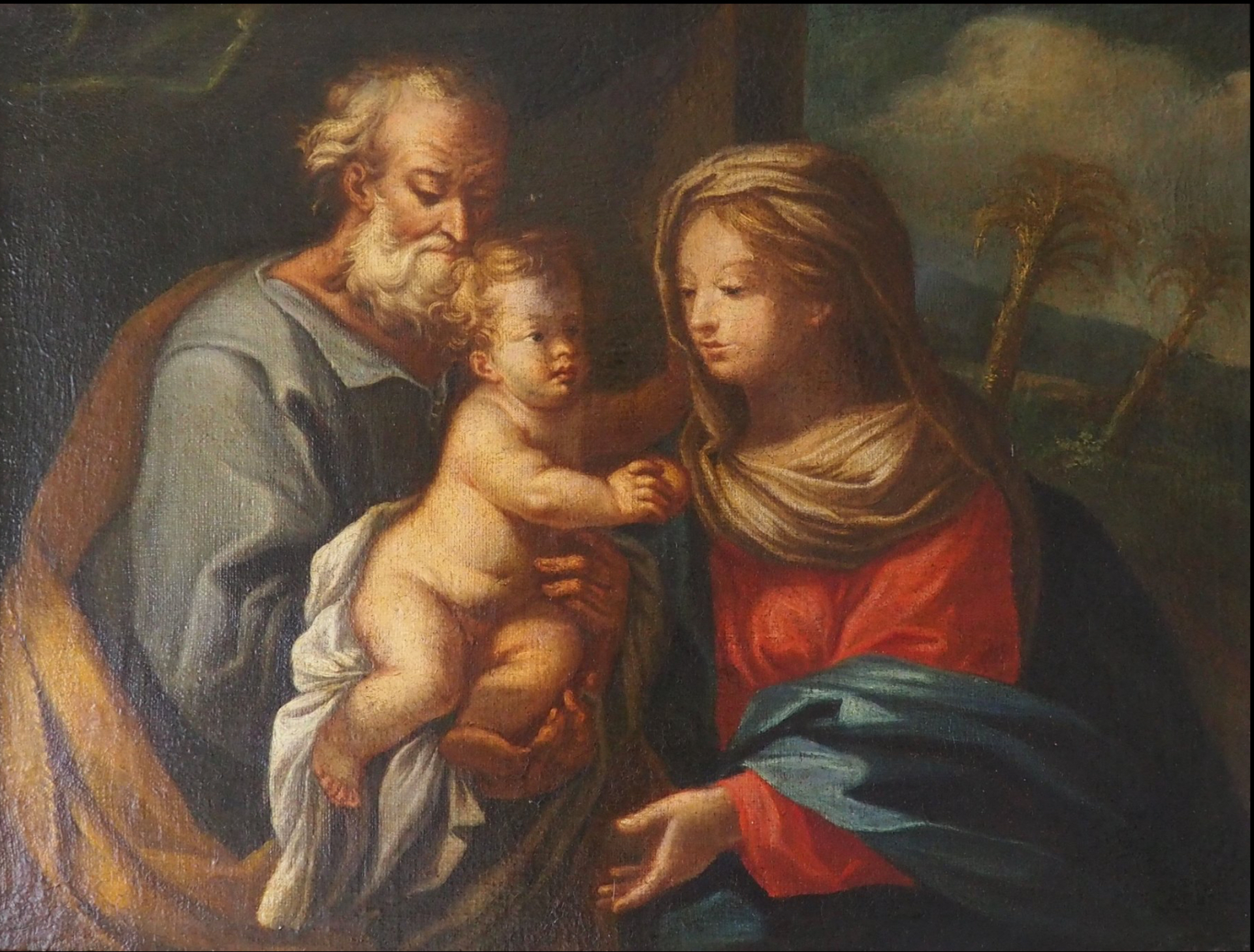 Follower of Guercino — Holy Family