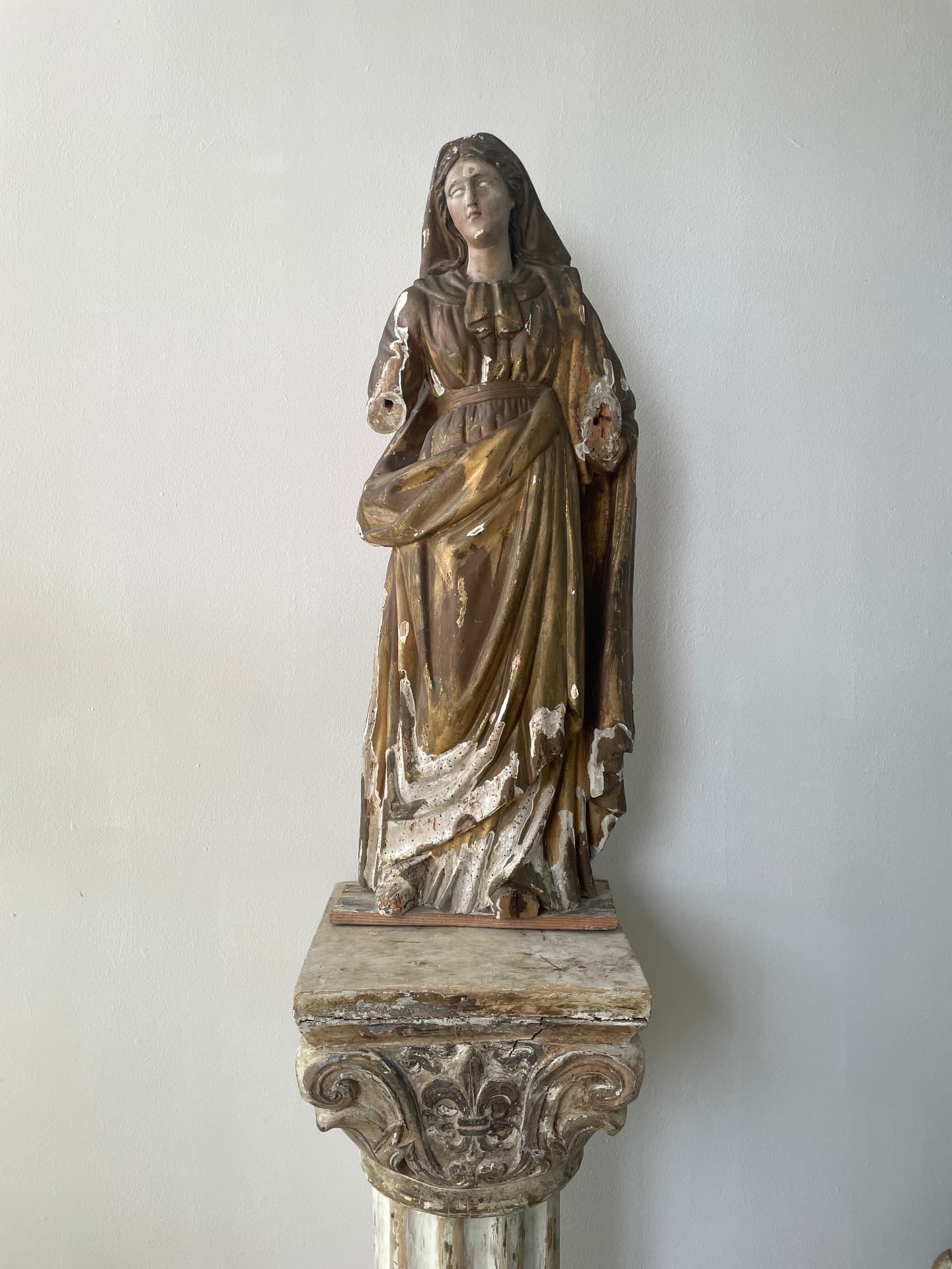 Spanish Devotional Figure, probably the Virgin Mary, ca. 1580–1620